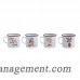 Creative Co-Op Cabin 4 Piece Coffee Mug Set XRL6905